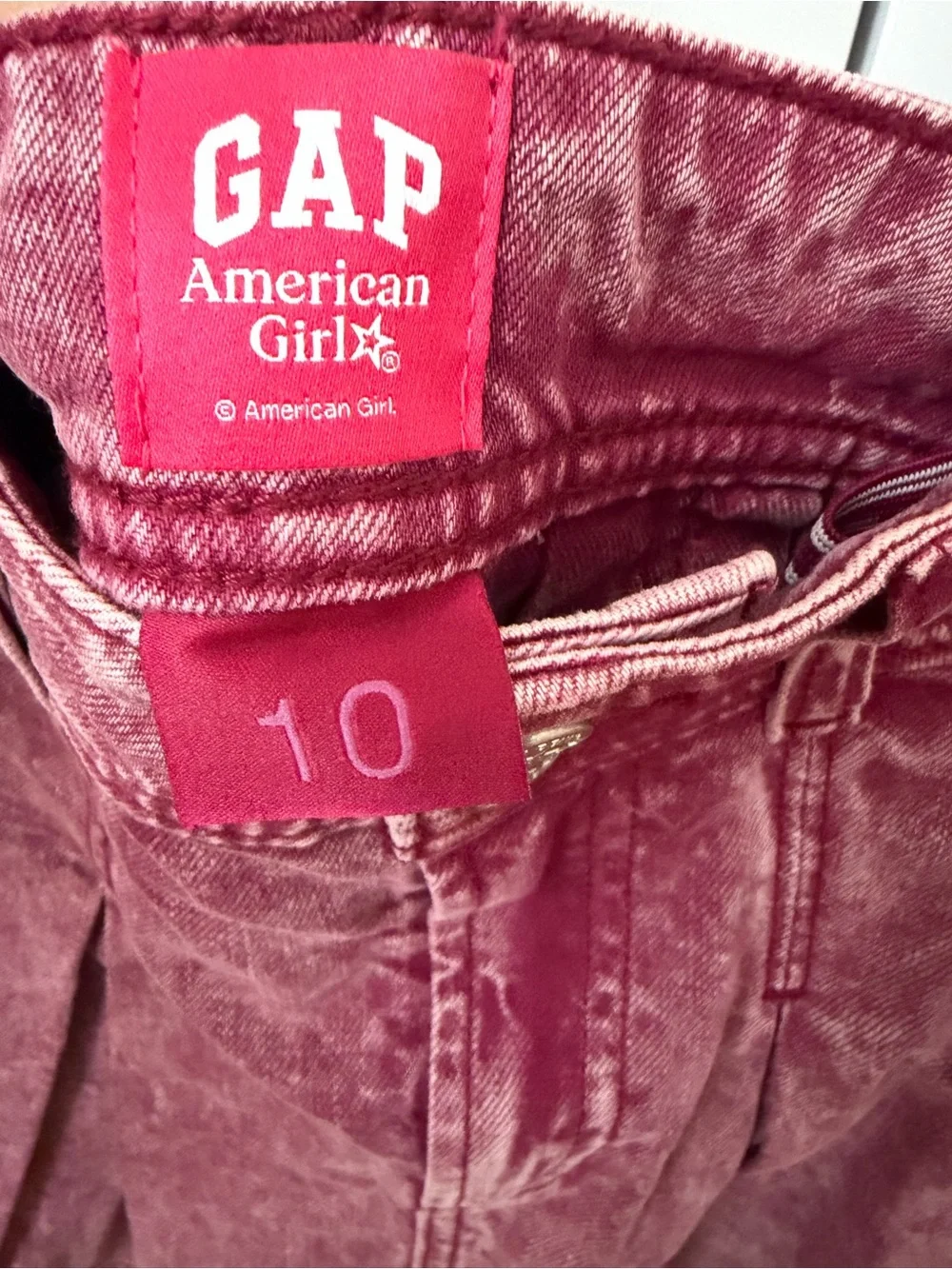 GAP Washed Rose Pink Denim Jacket